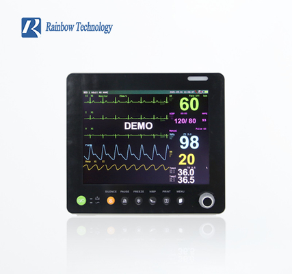 12.1 pollici 5 LED NIBP Medical Patient Monitor per ospedali e cliniche