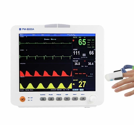 Monitor paziente cardiaco a 15,1 pollici IBP doppio di Multipara con l'allarme umano di voce
