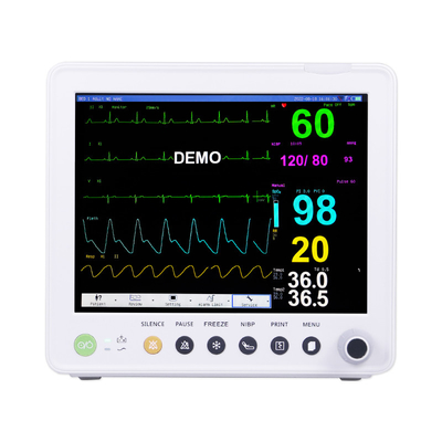 Lo strumento medico ICU controlla il prezzo del monitor paziente di parametri 12inch 6