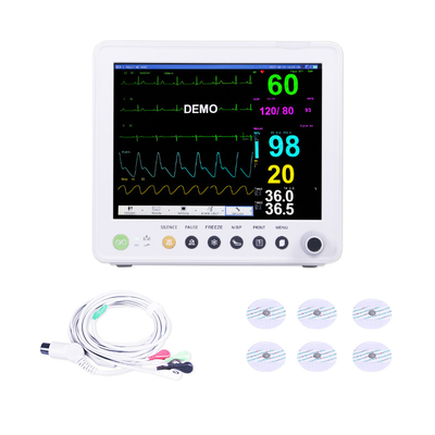 Monitor paziente portatile di ICU Vital Signs Monitors Multiparameter ECG