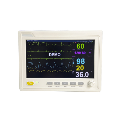 Equipaggiamento medico multi-parametro Monitor del paziente con monitor ECG sp2 ETCO2 NIBP resp tem