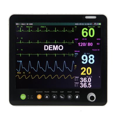 15 Inch Medical Vital Monitor 6 Parameter ICU Patient Monitor PM9000-GTE2 with 2 Years Warranty and Class III Certification