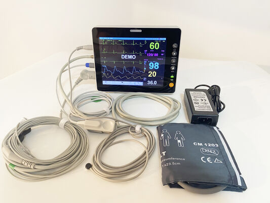 Monitor multiparametrico del paziente accurato rilevamento dei segni vitali Disegno compatto per le cliniche primarie assistenza di emergenza uso medico a domicilio