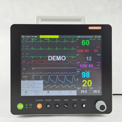 Modulo modulare a 15 pollici di USB Wifi del monitor paziente del touch screen con 3 5 cavo ECG