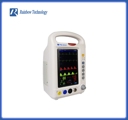 Monitor paziente ECG di multi parametro di piccola dimensione che controlla uso portatile dell'ospedale