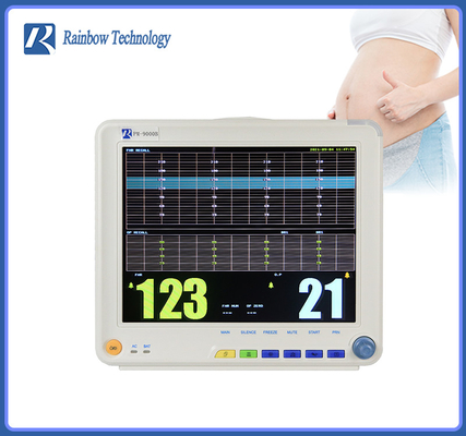 12.1Inch cuore fetale portatile Rate Monitor 3 senza polvere leggeri di parametro