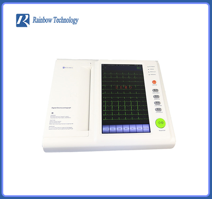 Touch screen di Manica della macchina 12 di elettrocardiogramma ECG dell'elettrocardiogramma della classe II