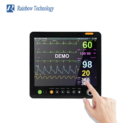 Multi monitor di cura del paziente di Vital Signs Monitor Touch Screen di parametro 100VAC-240VAC