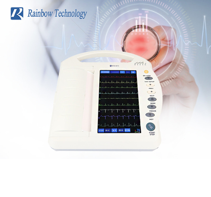Il touch screen a 10,1 pollici ECG automatico lavora l'elettrocardiografo a macchina digitale di Manica 12