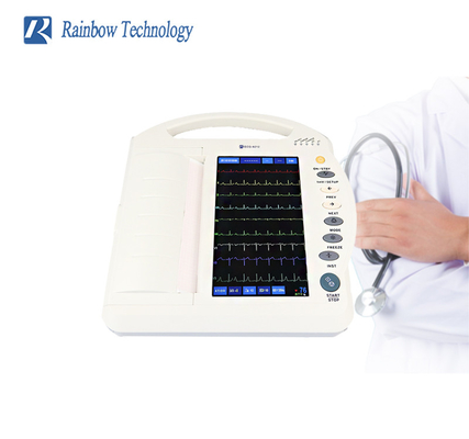 Dispositivo di monitoraggio dell'ECG per lo stoccaggio interno/esterno dei dati su schermo sensoriale - di medie dimensioni