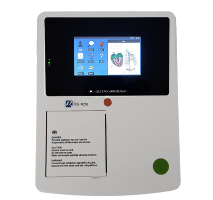 4.3 Inch Touch Screen Medical ECG Machine For Body Health Monitoring Certificazione ISO