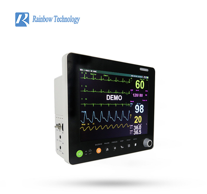 12.1 pollici 5 LED NIBP Medical Patient Monitor per ospedali e cliniche