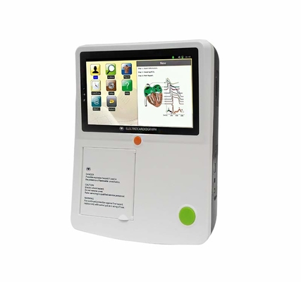 Prezzo di fabbrica Portatile 7 pollici touch screen 12 Lead 3/6 Canale ECG Machine