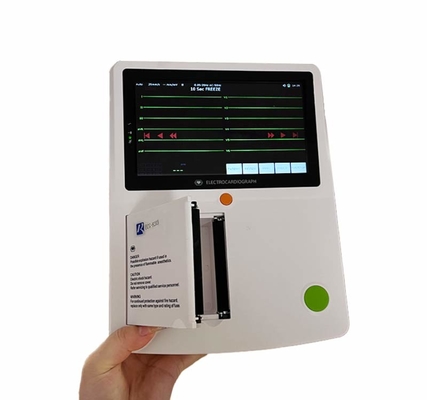 12 macchina alto Resolusion di Digital ECG dei canali con il touch screen degli elettrodi dell'arto