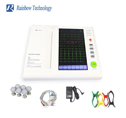 Ospedale 12 Canale ECG Macchina ECG-8812 touch screen 12 Lead elettrocardiografia