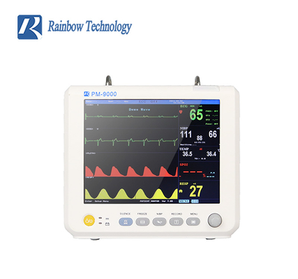 Monitor portatile multiparametro per pazienti leggero con durata della batteria di 8 ore