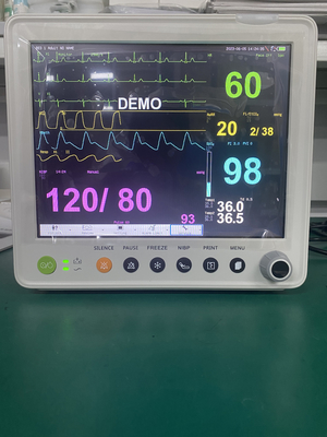 Monitor paziente a 12,1 pollici medico dell'attrezzatura dell'ospedale con i Multiparameters di CO2