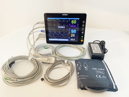 Monitoraggio del paziente medico 8 pollici TFT LCD Monitor del paziente con sei parametri standard Monitor del paziente