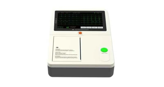 6 Canali Portatile Ospedale Elettrodi Ecg Elettrocardiogramma Elettrocardiografo Macchina