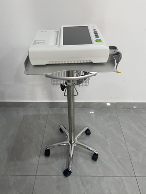Stando di rotolamento robusto per la macchina di ECG e la macchina ad ultrasuoni sul carrello ospedaliero