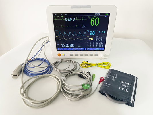 Dispositivo medico monitor multiparametro 6 parametri monitor paziente da 12 pollici