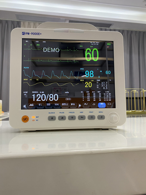Macchina di monitoraggio del paziente monitoraggio del paziente in terapia intensiva umana con stampante e carrello