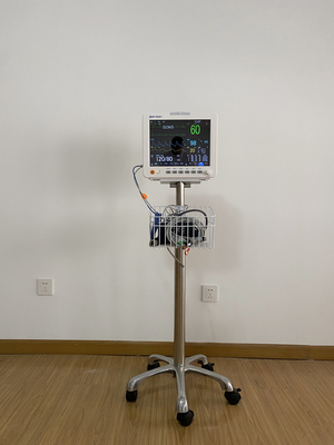 Equipaggiamento di monitoraggio medico professionale monitor portatile da 12,1 pollici con carrello
