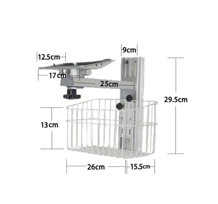Venditori di caldo legno di alluminio supporto montato a parete stand per il monitor del paziente