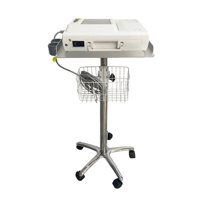 Attrezzature mediche di alta qualità per ospedali a carrello in metallo multifunzionale, compresa la macchina elettrocardiografica/ecografica