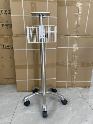 Camionetto di metallo per ospedali di buona qualità con prezzo di fabbrica per monitor del paziente