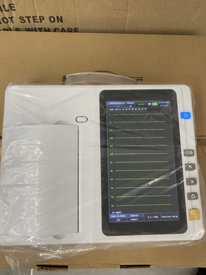 7 pollici color TFT-LCD touch screen elettrocardiogramma ECG digitale macchina