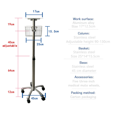 Segni vitali monitorare ICU bordo letto monitor multi-parametro del paziente carrello