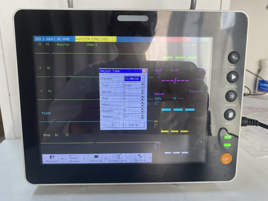 8 pollici CCU segni vitali modulare paziente monitor 6 parametro strumento di monitoraggio medico
