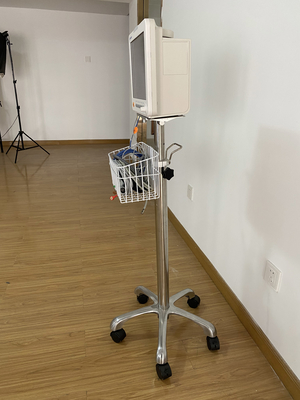 Camionetto di metallo per ospedali di buona qualità con prezzo di fabbrica per monitor del paziente
