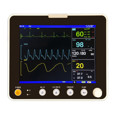 Monitor portatile paziente multiparametrico ECG ICU per attrezzature ospedaliere, opzionale ETCO2, versione veterinaria