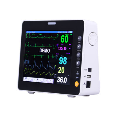 Monitor paziente multiparametrico portatile con 1 anno di garanzia, 2 anni di durata e ECG a 7 canali per uso in terapia intensiva