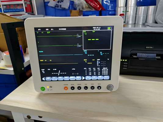 Monitor paziente multiparametrico da 12,1 pollici con 6 parametri ed ETCO2 opzionale per terapia intensiva e uso al letto del paziente