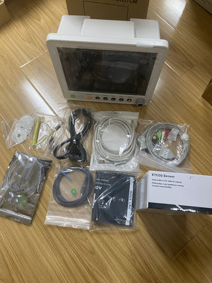 Monitor paziente multiparametrico LCD TFT a colori da 12,1'' con 1 anno di garanzia e design compatto 30*27*30CM