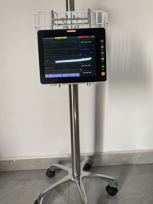 Monitor paziente multiparametrico con display a colori da 8 pollici, visualizzazione ECG a 7 canali e certificazione di dispositivo medico di Classe II