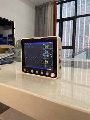 Monitor paziente di primo soccorso ospedaliero con display LCD a colori da 8 pollici e 6 parametri