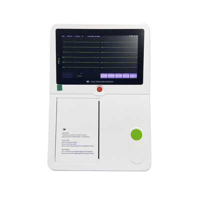 Macchina ECG Digitale Portatile con Touch Screen da 7 Pollici e Carta Termica a Rotolo per Clinica Ospedaliera