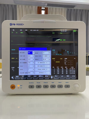 Monitor portatile per pazienti in terapia intensiva multiparametro con display LCD a colori da 12,1 pollici