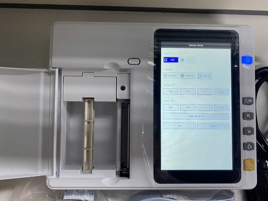 Macchina ECG digitale a 6 canali con schermo touch da 7 pollici e stampante termica per ospedali e cliniche