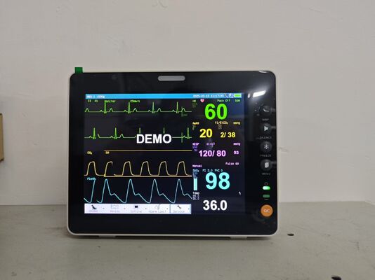 Monitor paziente multiparametro con display LCD a colori da 8 pollici Strumento certificato ISO di classe II con 1 anno di garanzia