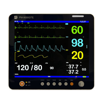Monitor portatile LCD a colori da 15 pollici con parametri multipli, con montatura su carrello/bracket a parete e design leggero da 5 kg