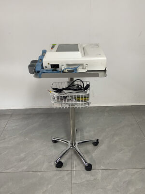 Carrello per macchina ECG in materiale di lega di alluminio di alta qualità di vendita caldo per ospedale e clinica