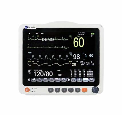 Monitor portatile TFT da 12,1 pollici con touch screen a 6 parametri e display a colori per l'ospedale