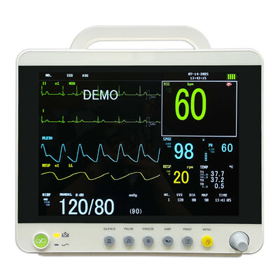 Monitor paziente multiparametrico da 12,1 pollici di alta qualità a prezzo di fabbrica, dispositivo medico per ospedale