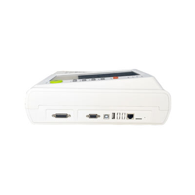 Macchina a cavo ECG touch screen 12 canali con stampante e cavo ECG certificato ISO