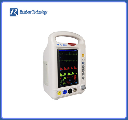 Lato del letto a 7 pollici di parametri medici di Vital Sign Patient Monitor 6 per l'ospedale